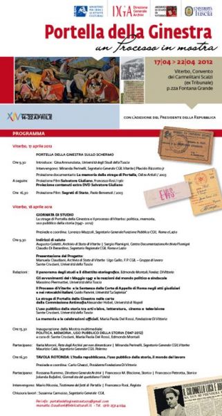 Locandina dell'evento